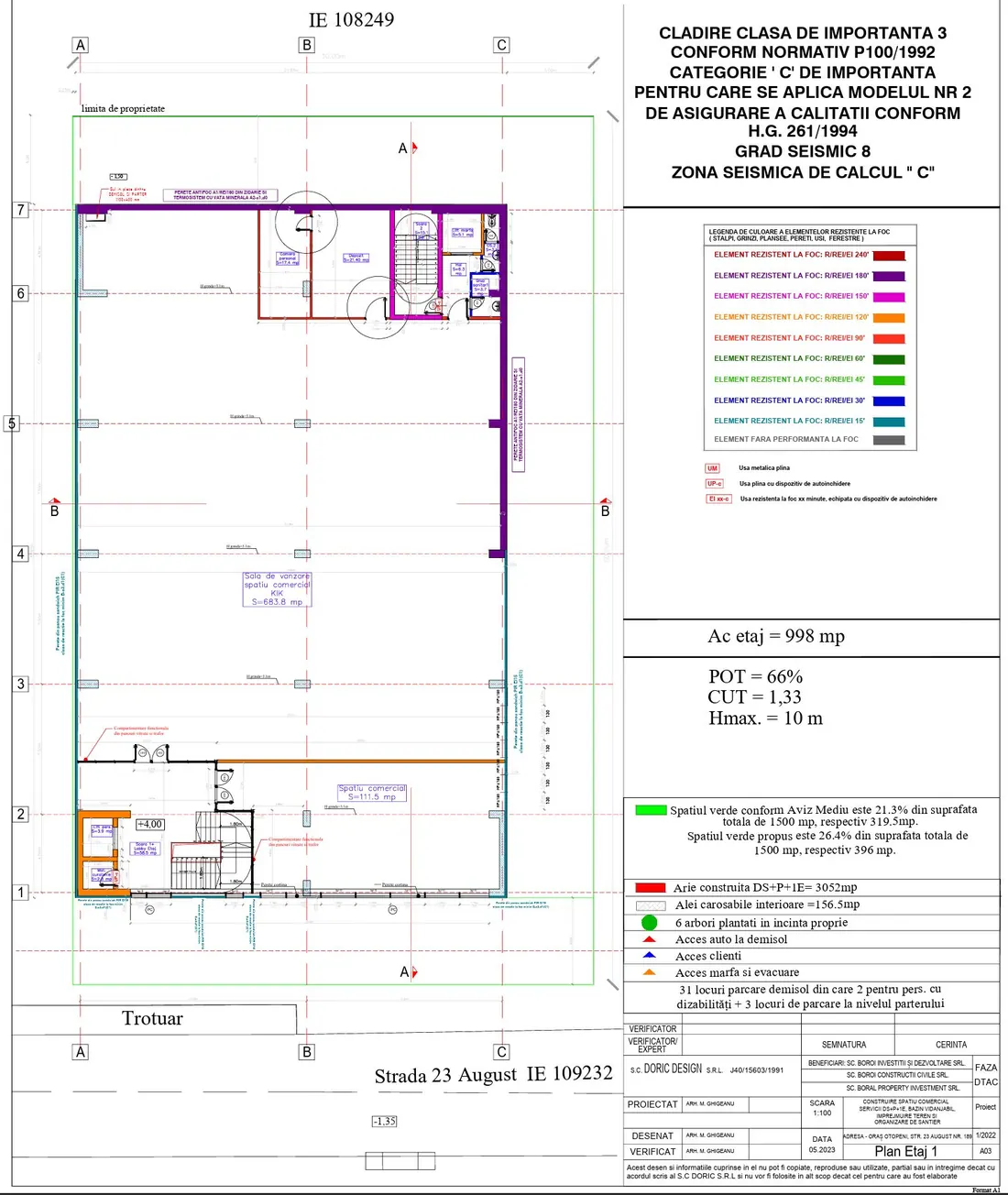 Plan etaj